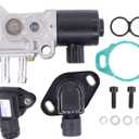 MOTOKU IAC Idle Air Control Valve MAP Manifold Absolute Pressure Seneor and TPS Throttle Position Sensor Kit for Honda Civic Accord Odyssey for Acura Integra