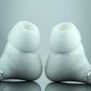 Comply TrueGrip MAX | Premium Memory Foam Replacement Earbud Tips for Apple AirPods Pro 1 & 2 | Long Lasting Comfort, Extreme Durability, Secure Fit, Superior Noise Isolation| White (S/M/L) (3 Pairs)