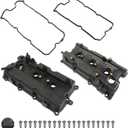 Engine Valve Cover Set with Bolts & Oil Cap & Gaskets Replacement for Nissan Altima 2002-2006/ Maxima 2002-2008/ Murano 2003-2007/ Quest 2004-2009 VQ35DE