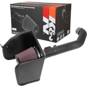K&N Cold Air Intake System: High-Flow Air Filter, Increase Performance & Towing: Compatible with2017-2022 Chervolet/GMC: Colorado, Canyon, 63-3104