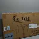 34" Square Folding Card Table, 3ft Foldable Portable Plastic Table, 34" x 34" x 15.7" or 29.1"