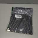 Samsill Classic Collection Business Portfolio - Executive Padfolio for Resume & Document Organizer - 8.5 by 11-Inch Legal Pad, Faux Leather with Brass Corners (Black)