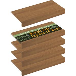 Wire Rack Covers for Shelves, Premium Engineered Wood Wire Shelf Covers for Pantry, Closet(5pcs, 24" W x 12" D), 24"W12"D