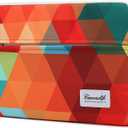 Canvaslifee Rainbow Peacock Patten Laptop Sleeve 14 inch 14.0 inch Laptop case Bag