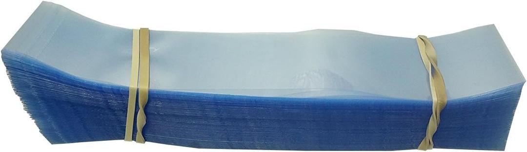 175 x 28 mm Clear Perforated Shrink Band for Glass Jars, Plastic Jars, Large Containers and More. [Compatible Diameter: 4 1/4"] - Bundle of 100