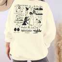 LUKYCILD Christian Sweatshirts for Women Jesus Shirts Bible Verse Inspirational Sweatshirt Oversized Graphic Pullover Tops Apricot (Beige, S)