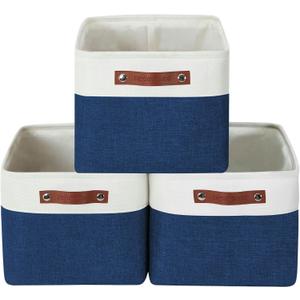 DECOMOMO Storage Bins, Extra Large Fabric Storage Baskets for Shelves 3Pack