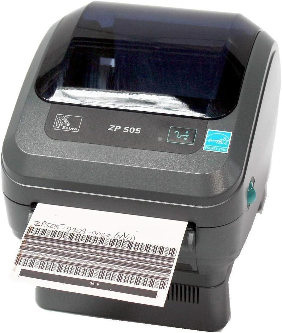 ZEBRA ZP505 Thermal Label Printer Ethernet Network Version (ZP505-0203-0020) Black