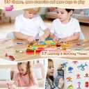 Montessori Preschool Busy Book for Toddlers - Activity Books for Kids Ages 3-5 - Preschool Learning Activities - Workbook Activity Binder - Autism Sensory Toys - Gifts for 3 4 5 6 Year Old Boys Girls