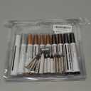 Lifreer Furniture Markers Touch Up Kit, 21 Pcs Wood Scratch Repair Kit with 10 Color Touch Up Pens, Wax Filler Sticks & Sharpener for Wood Floors, Cabinets, Tables, Desks & Bedposts