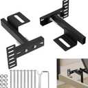 Headboard Kit for Adjustable Bed,Headboard Brackets for Metal Bed Frame,Headboard Extension Adapter Kit, Universal Headboard BracketsHeadboard Kit for Adjustable Bed Set of 2