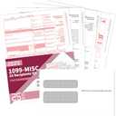 1099 MISC Forms 2025, 4 Part Tax Forms Kit, 25 Vendor Kit of Laser Forms Designed for QuickBooks and Accounting Software, 25 Self Seal Envelopes Included