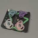 Tommee Tippee Ultra-Light Silicone Pacifier, 0-6 Months, Symmetrical One-Piece Design, BPA-Free Silicone Binkies, Pink/Purple/Green, Pack of 4