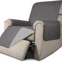 Easy-Going Recliner Sofa Slipcover Reversible Sofa Cover Water Resistant Couch Cover Furniture Protector with Elastic Straps for Pets Kids Children Dog Cat (Recliner, Gray/Light Gray)