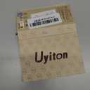 Uyiton Compatible with iPhone 17 Pro Camera Lens Protector - [Not Easy to Break][Strong Adsorption][Case-Friendly] Metal Tempered Glass Rear Camera Screen Cover - Silver