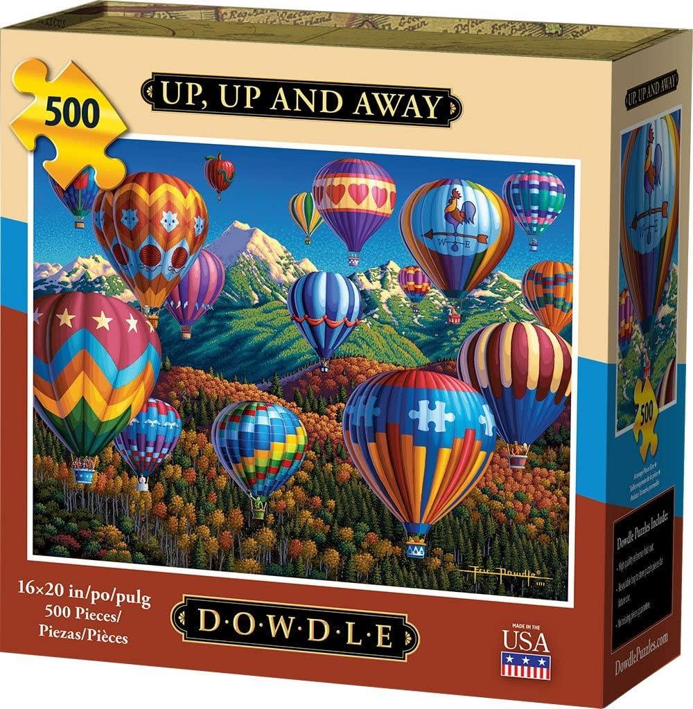 Dowdle Jigsaw Puzzle - Up, Up and Away - 500 Piece