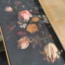 ARPEOTCY Extra Large Framed Canvas Wall Art, Dark Roses Pictures Decor, 24x36Inch, Bathroom Bedroom Kitchen Vintage Floral Decor, Moody Farmhouse French Country Art
