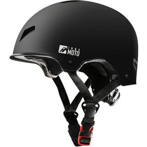 Skateboard Helmet for Adults - Adjustable Certified Safety Adults Helmet for Skateboarding Bike Bicycle Scooter Cycling Skate Skating Multisport Helmets for Women Men Boys Girls Kids Youth, Medium