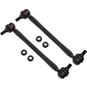 Adjustable Front Stabilizer Sway Bar End Links Kits 255MM-295MM (Overall length bolt to bolt), Ball joint stud size 12mm, Aluminum Sway Bar