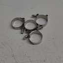4 Pack 1.25" T-Bolt Hose Clamps, 304 Stainless Steel Turbo Intake Clamp, Working Range 36mm-44mm for 1.25" Hose ID