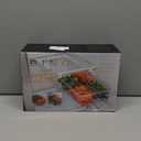 BINO | Pull-out Fridge Organizer | THE HANGER COLLECTION | Fridge Drawer Organizer with 2 Dividers | Clear Pantry Drawer Organizers | Shelf Holder Storage Drawers for Fruits, Veggies & Drinks