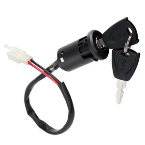 Ignition Key Switch Lock 2 Wire - Key Switch Starter Parts for Electric Trike and Scooter, Golf Carts, Bikes