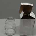 Vintage Ripple Glass Tumbler, 18 oz, Borosilicate Glass, Ripple, Open Top, General Use Cup