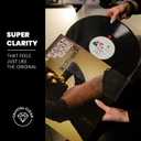 EVEO 100 Vinyl Record Sleeves Outer  Crystal Clear Outer Vinyl Sleeves LP Album Covers 12.75"x12.75" | Perfect Fit Protective 3 Mil Protection for Single & Double LPs - Archival Quality