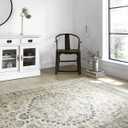 Loloi Teagan Collection TEA-01 Natural/Lt. Grey 2'-8" x 7'-6" Runner Rug, Large, Soft Neutral Rug, High-Traffic for Living Room, Bedroom, Home Office, Dining Area