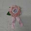 BumpPetal Flower Sash Set, Baby Shower Mom to Be Daddy to Be Corsage Pin, Pink Flower Belt for Maternity Dress, Pregnancy Photo Props Supplies, Gender Reveal Decorations