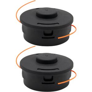 25-2 Bump Feed Trimmer Head Fit for Stihl FS55 FS55R FS56RC FS90R KM55 FS56 FS70 FS80 FS80R FS85 FS90 FS100RX FS120 FS130 FS200R Weed Eater String Trimmer replace 4002 710 2191 4002 710 2108 (Pack of 2)