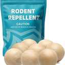 Rodent Repellent Indoor, Mouse Repellent, Mice Repellent Indoor, Rat Repellant, Peppermint Mice and Rat Deterrent to Keep Rodents Away from Nesting, Covers 60 sq. ft, Safe for Kids & Pets-8P