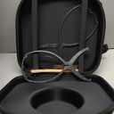 Hat Box for Cowboy Travel Extra Large, Waterproof Hard Hat Travel Case Storage Can for Fedora Panama Tweed Cap Hat Holder Organizer Carrier with Adjustable Carry Strap, Men's Western Gift, Large Black