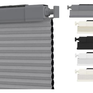 SUNOFF Cordless No Drill Blackout Cellular Shades, 30" W x 64" H, Grey