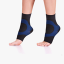 Wanderlust Plantar Fasciitis Sleeves - Open Toe Compression Socks With KT Tape, L