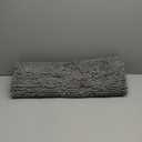 OLANLY Bathroom Rugs 47x24, Extra Soft Absorbent Chenille Bath Rugs, Rubber Backing Quick Dry, Machine Washable Bath Mats for Bathroom Floor, Tub and Shower, Home Decor Accessories, Grey