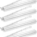 cjc Premium All-in-One Mahjong Racks with Pushers - 4-Piece Modern American Clear Set + 3 Dices, Heavy-Duty Acrylic, No-Assembly for Easy Gameplay, Color