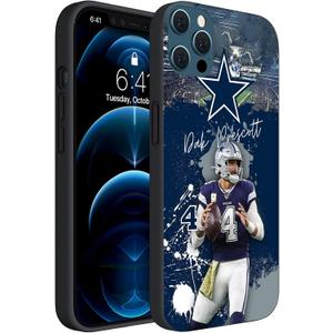 Compatible for iPhone 12 Case, Design Everyday Soft-Grip TPU Phone Case(Dallas-Prescott) (Picture-3)