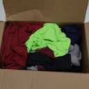 BILLIONHATS Mens Long Sleeve Colorful T-Shirts, 100% Cotton - Crew Neck Bulk Tees for Men, Wholesale Sleeved Tshirt Packs (Small)