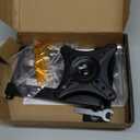 USX MOUNT Full Motion TV Wall Mount - Universal Single Stud Corner Bracket for 13-32 inch TVs, Monitor Wall Mount for LCD Monitor Swivel Tilt Rotation Articulating, VESA100x100mm, Up to 33LBS