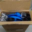 Nukugula Windproof Boat Cover Support Pole System 2 Pcs with 8 Adjustable Heights Telescoping Steel Furniture Cover Support Poles 18"-57" with Straps Storage Bag