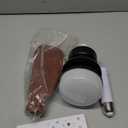 Socket Fan Light, Light Bulb Fan 20.5IN Dimmable, Screw in Socket Fan Ceiling Fan with Light for Garage, Kitchen, Basement (Wood Grain)