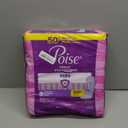 Poise Incontinence Pads & Postpartum Incontinence Pads, 6 Drop Ultimate Absorbency, Long Length, 42 Count, 