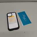 Diaclara Designed for iPhone 15 Case 6.1 Inch,Upgraded Full Body Rugged Clear Bumper Case with Built-in Privacy Screen Protector for iPhone 15,Black