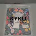 KYKU Women's Tank Top Summer Sleeveless T Shirt Casual V Neck Curved Hem Blouses Size S
