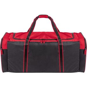 Jetstream Heavy Duty Multi Pocket Durable Sports Gym Equipment Travel Duffel Bag (42IN, XXL 42" Red)
