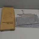 2 Tier Bathroom Organizer and Storage Water Absorbing Stone Bathroom Counter Organizer, Skincare Organizers with Perfume & Makeup (Grey Seven Line)