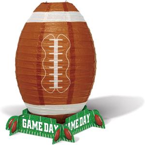 Beistle Game Day Football Lantern Centerpiece