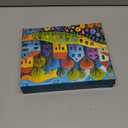 HUADADA Jigsaw Puzzles for Adults 1000 Pieces, Painting Houses with Poster Interlock Perfectly Letter on Back No Dust, Home Decor Birthday Party Gift Toy for Men Women Elders Seniors (27.5"x19.6")