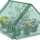 Mini Greenhouse, Portable 51" x 39" x 33" Green House, Compatible with Raised Garden Bed Planters, Reinforced Waterproof and UV-Resistant Hot House for Indoor and Outdoor Use. (4 x 2 x 1 ft)